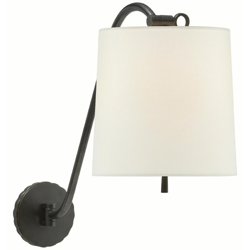Visual Comfort Signature Collection Barbara Barry Understudy Bronze Swing Arm Lamp