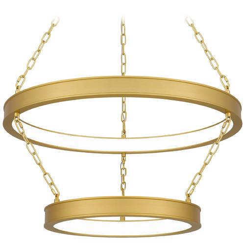 Quoizel Lighting Ozara Antique Brass LED Pendant Light