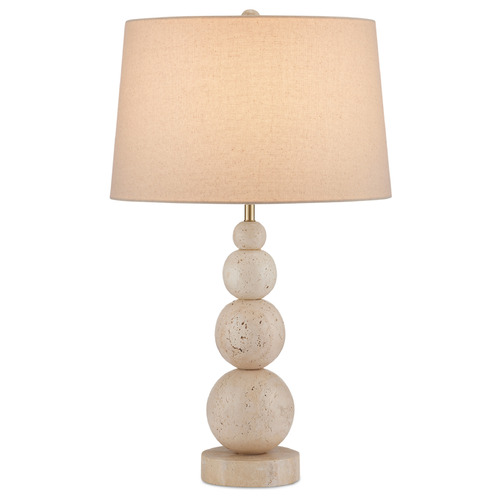 Currey and Company Niobe Natural Table Lamp with Empire Shade