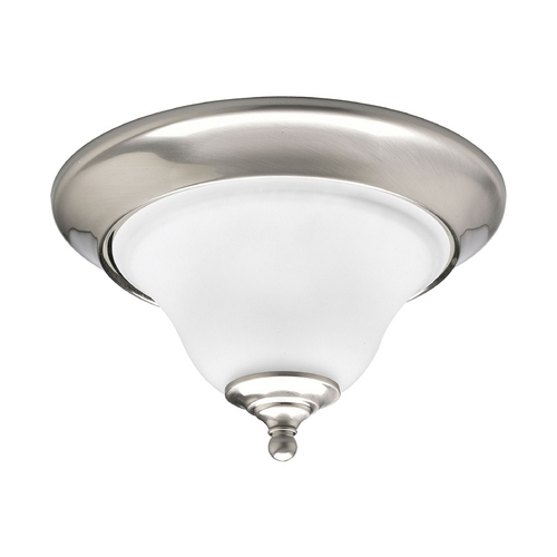 Trinity 12.50-Inch Flush Mount in Brushed Nickel by Progress Lighting