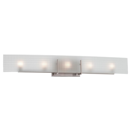 Yogi Brushed Nickel Bathroom Light by Nuvo Lighting