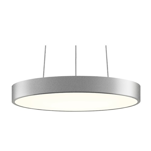 Pi Bright Satin Aluminum LED Pendant by Sonneman Lighting