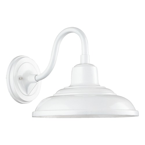 Farmhouse Outdoor Wall Light White by Quorum Lighting