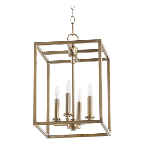 Quorum Lighting Aged Brass Pendant by Quorum Lighting 6731-4-80