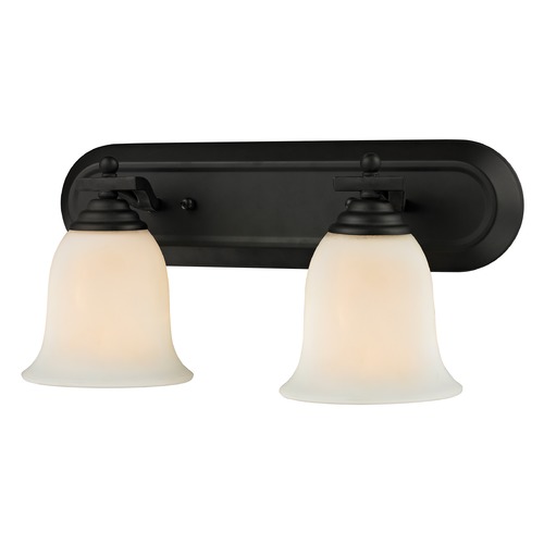 Lagoon Matte Black Bathroom Light by Z-Lite