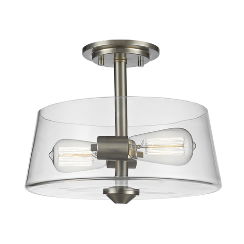 Annora Brushed Nickel Semi-Flush Mount by Z-Lite