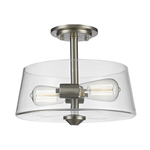 Z-Lite Annora Brushed Nickel Semi-Flush Mount by Z-Lite 428SF2-BN