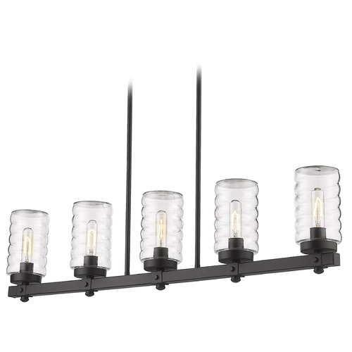 Z-Lite Tahoe Matte Black Outdoor Chandelier by Z-Lite 588-5L-BK