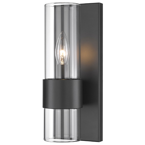 Z-Lite Lawson Matte Black Sconce by Z-Lite 343-1S-MB