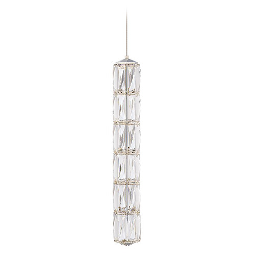 Verve 19-Inch LED Pendant in Polished Stainless Steel by Schonbek