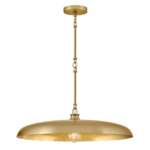 Sadie Medium Pendant in Lacquered Brass by Hinkley Lighting