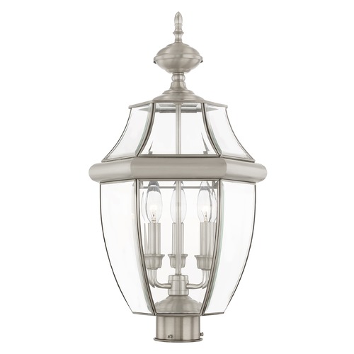 Livex Lighting Livex Lighting Monterey Brushed Nickel Post Light 2354-91