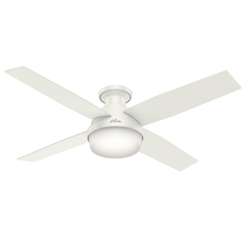 Dempsey Fresh White LED Ceiling Fan by Hunter Fan Company
