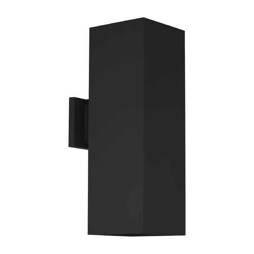 Square LED Outdoor Wall Mount in Black by Progress Lighting