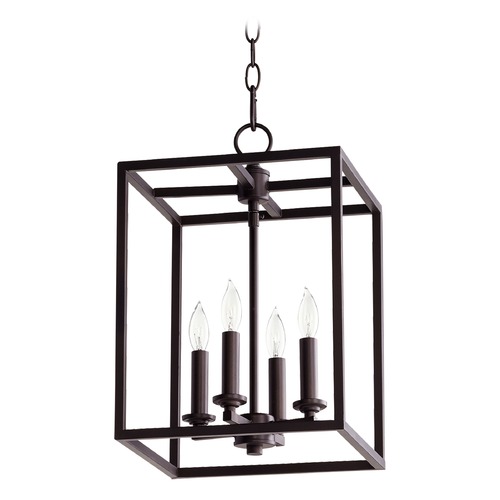 Quorum Lighting Oiled Bronze Pendant by Quorum Lighting 6731-4-86