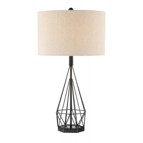 Lite Source Lighting Milton Matte Black Table Lamp by Lite Source Lighting LS-23056