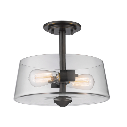Annora Olde Bronze Semi-Flush Mount by Z-Lite