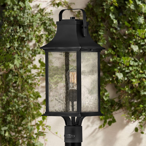 Grant 23.75-Inch Textured Black Post Light by Hinkley Lighting