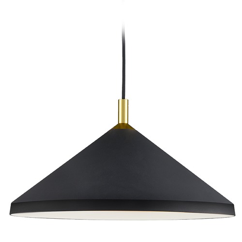 Kuzco Lighting Dorothy Black & Gold Pendant by Kuzco Lighting 493118-BK/GD