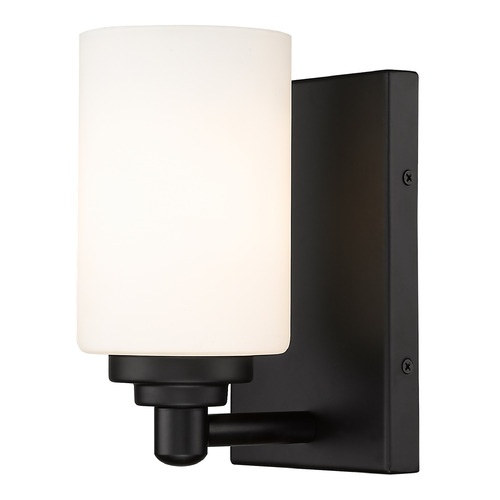 Soledad Matte Black Sconce by Z-Lite