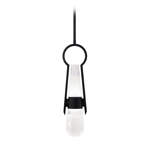 Modern Forms by WAC Lighting Ezra 18-Inch LED Pendant in Black by Modern Forms PD-96318-BK