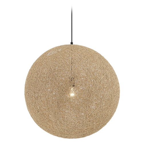 George Kovacs Lighting George Kovacs Entwined Coal Pendant Light with Globe Shade P5571-66A