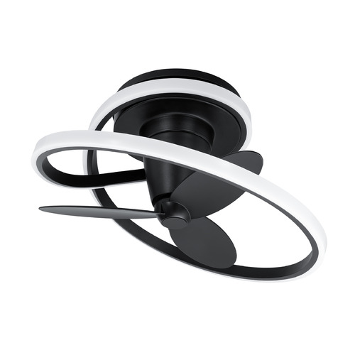 Modern Forms Veloce Black LED Ceiling Fan with Light