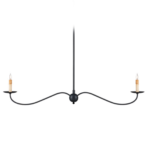 Currey and Company Saxon Zanzibar Black Island Light