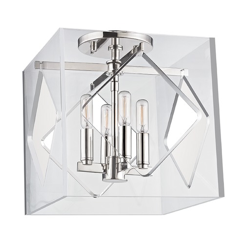 Hudson Valley Lighting Travis Polished Nickel Flush Mount by Hudson Valley Lighting 5912F-PN