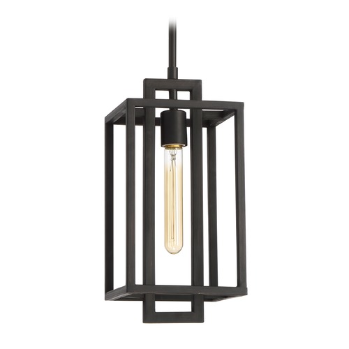 Craftmade Lighting Cubic 7-Inch Pendant in Aged Bronze Brushed by Craftmade Lighting 41591-ABZ