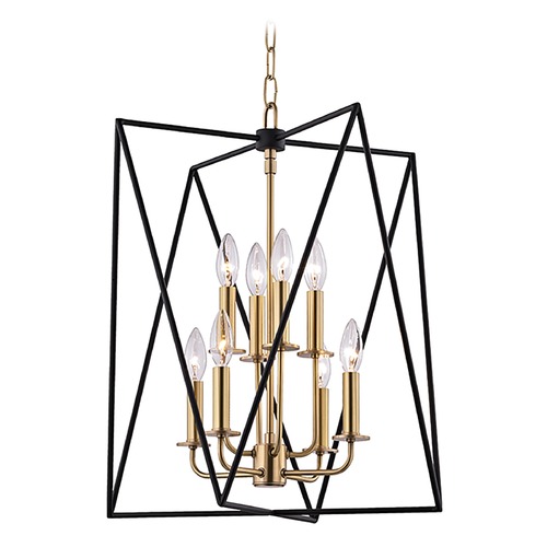 Hudson Valley Lighting Laszlo Aged Brass Pendant by Hudson Valley Lighting 1118-AGB