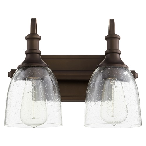 Quorum Lighting Richmond Oiled Bronze Bathroom Light by Quorum Lighting 5011-2-186