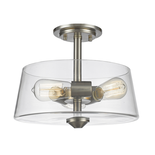 Z-Lite Annora Brushed Nickel Semi-Flush Mount by Z-Lite 428SF3-BN