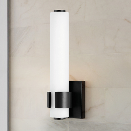 Aiden 13.50-Inch LED Sconce in Black by Hinkley Lighting