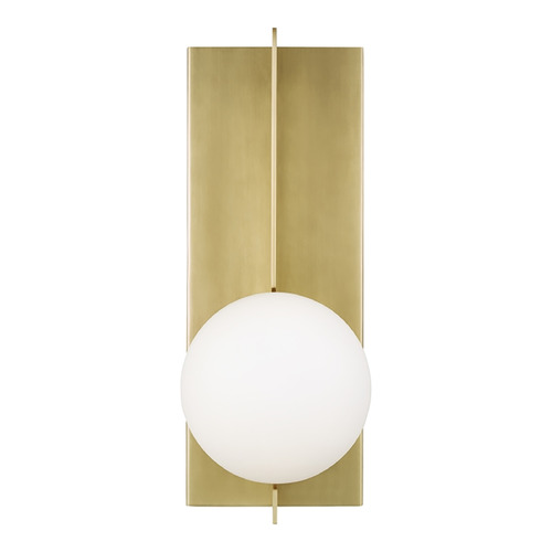 Sean Lavin Orbel LED Wall Sconce in Brass by Visual Comfort Modern
