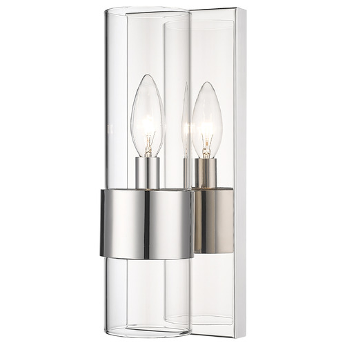 Z-Lite Lawson Polished Nickel Sconce by Z-Lite 343-1S-PN