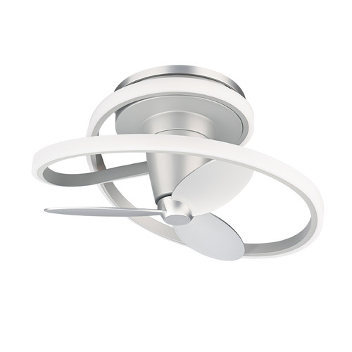 Modern Forms by WAC Lighting Modern Forms Veloce Titanium Silver LED Ceiling Fan with Light FH-D2402-28L-TT