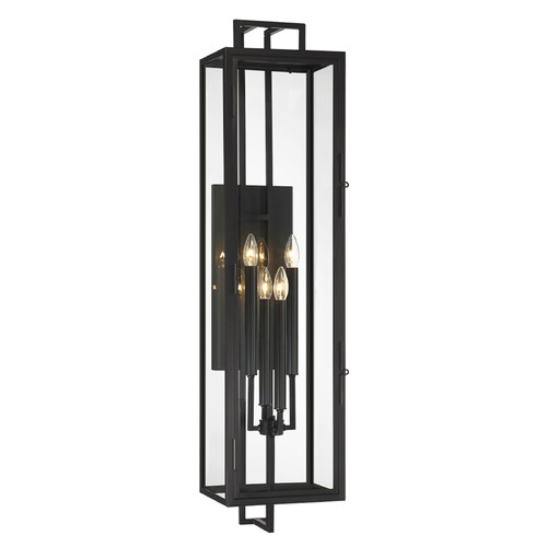 Knoll Road Outdoor Wall Light in Coal by Minka Lavery