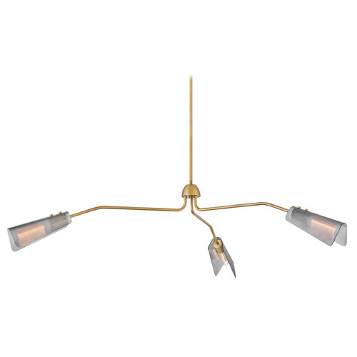 Hinkley Altman Lacquered Brass LED Chandelier