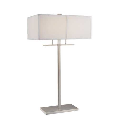 Two-Light Table Lamp without Shade