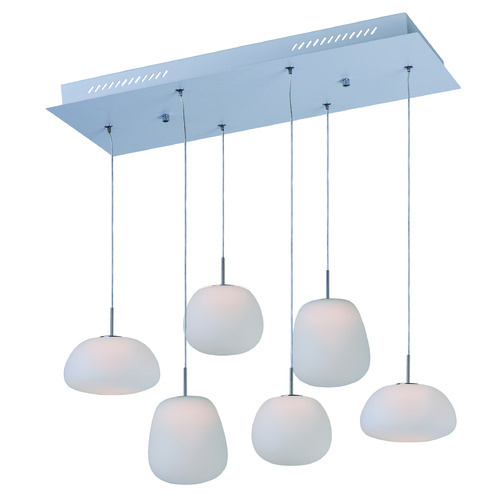 ET2 Lighting Puffs White LED Multi-Light Pendant by ET2 Lighting E21124-11WT