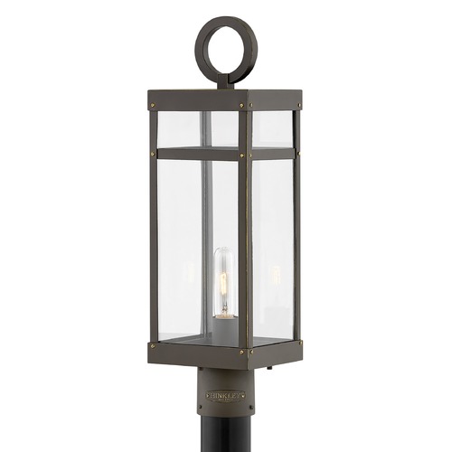 Porter Large Oil Rubbed Bronze Post Light by Hinkley Lighting