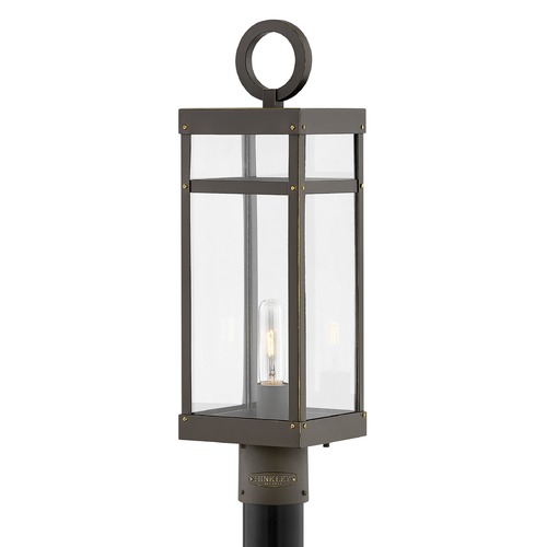 Hinkley Porter Large Oil Rubbed Bronze Post Light by Hinkley Lighting 2801OZ