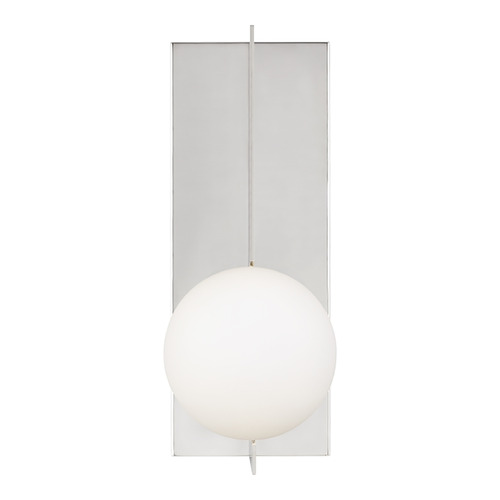 Visual Comfort Modern Collection Sean Lavin Orbel Wall Sconce in Polished Nickel by Visual Comfort Modern 700WSOBLN