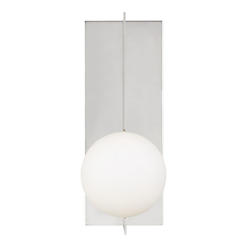 Sean Lavin Orbel Wall Sconce in Polished Nickel by Visual Comfort Modern