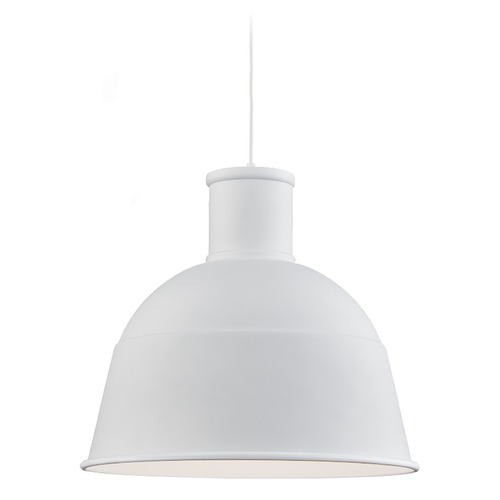 Irving White Pendant by Kuzco Lighting