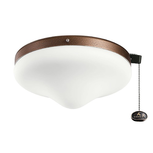 Weathered Copper LED Fan Light Kit by Kichler Lighting