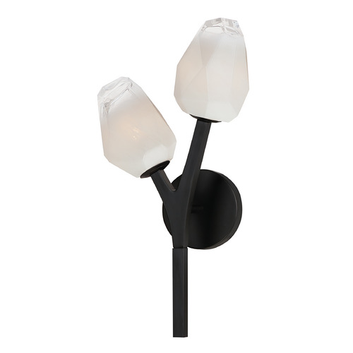 Blossom 2-Light LED Wall Sconce in Black by ET2 Lighting