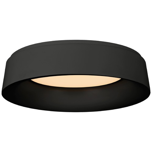 Barbara Barry Halo Large Flush Mount in Black by Visual Comfort Signature