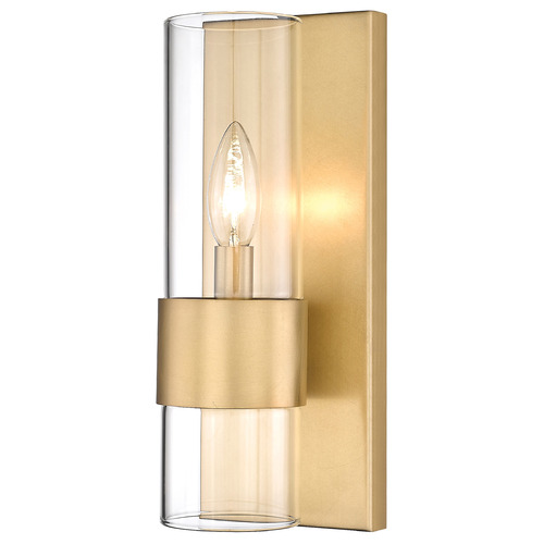 Z-Lite Lawson Rubbed Brass Sconce by Z-Lite 343-1S-RB